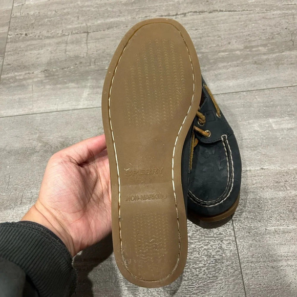 Sperry Navy Blue Top Sider Shoes - Picture 3 of 4